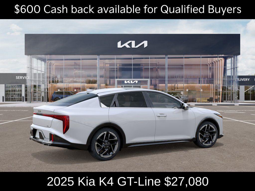 new 2025 Kia K4 car, priced at $27,080