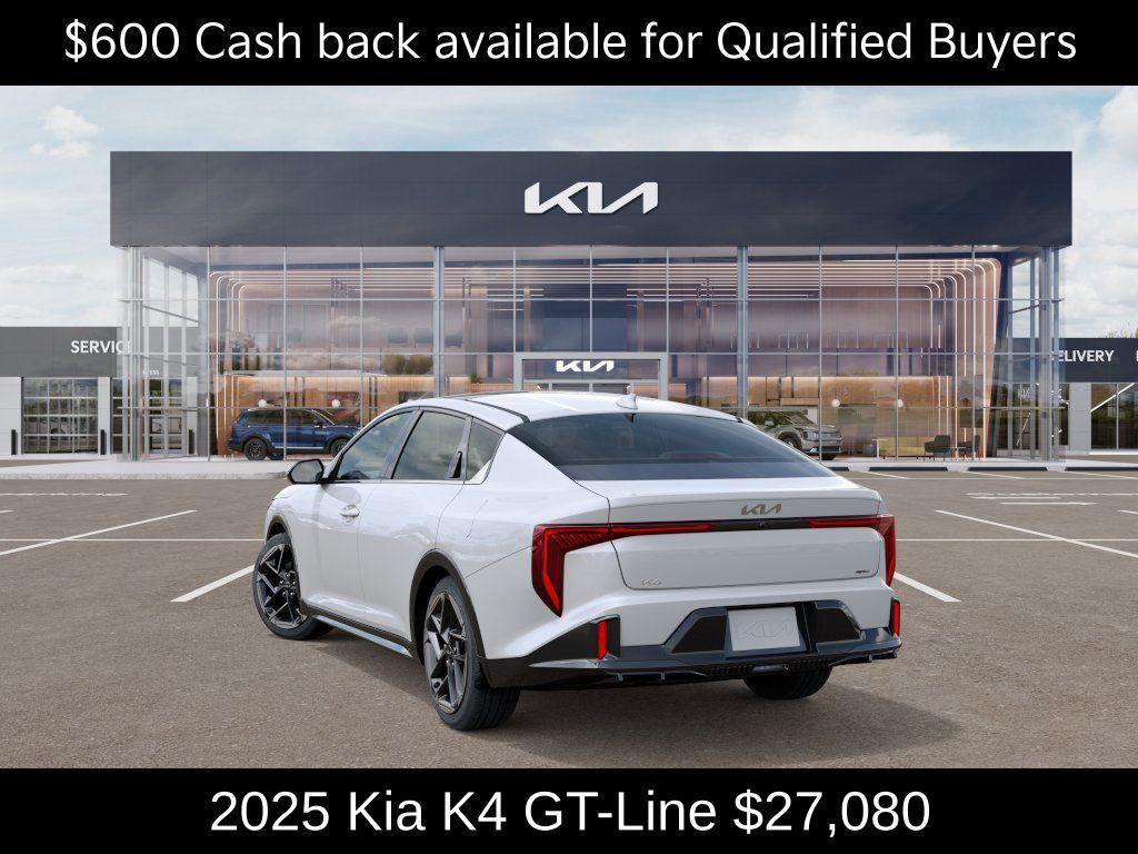 new 2025 Kia K4 car, priced at $27,080