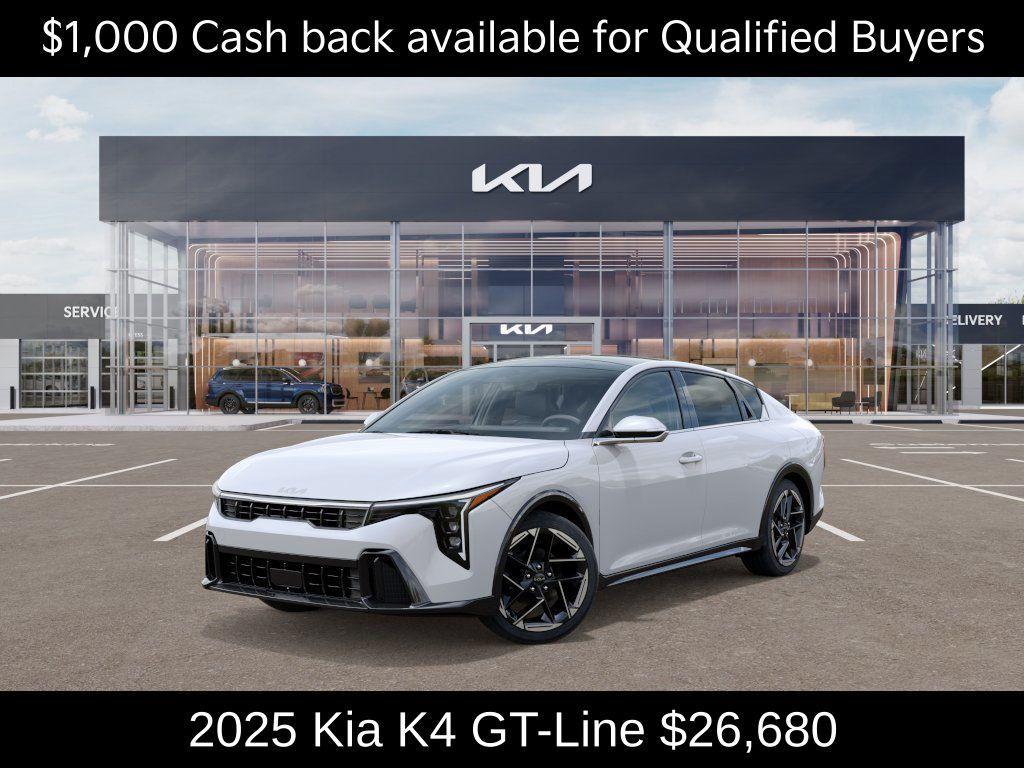 new 2025 Kia K4 car, priced at $26,680