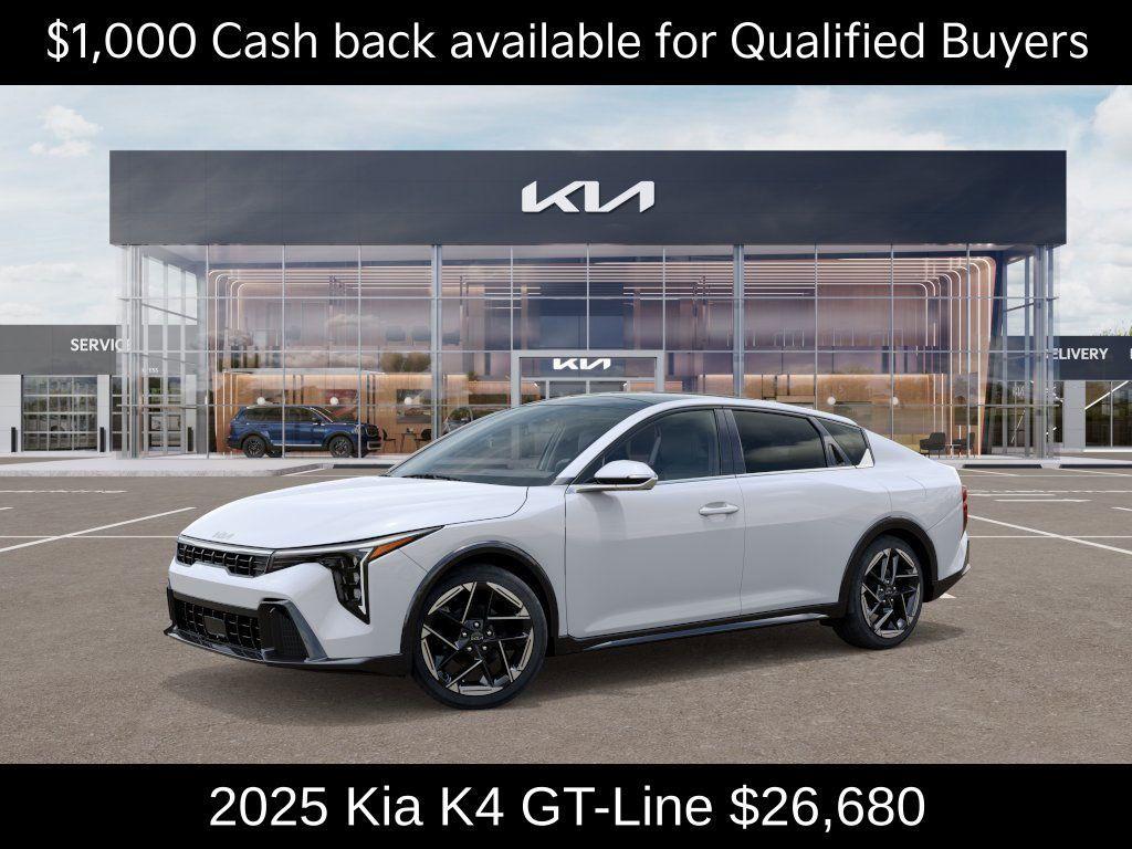 new 2025 Kia K4 car, priced at $26,680