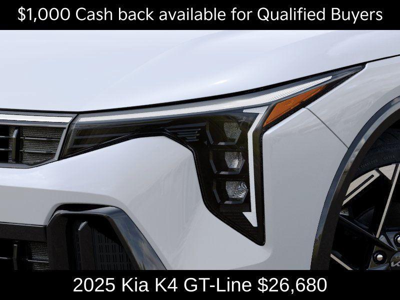 new 2025 Kia K4 car, priced at $26,680