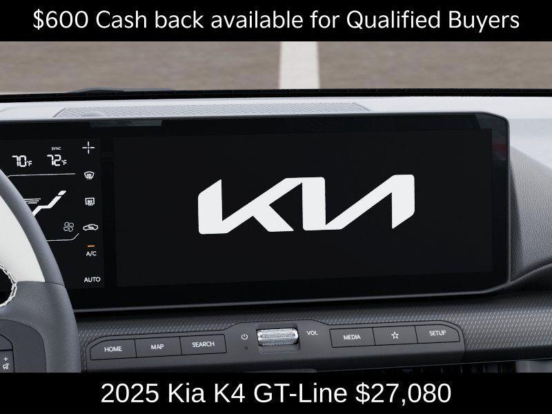 new 2025 Kia K4 car, priced at $27,080