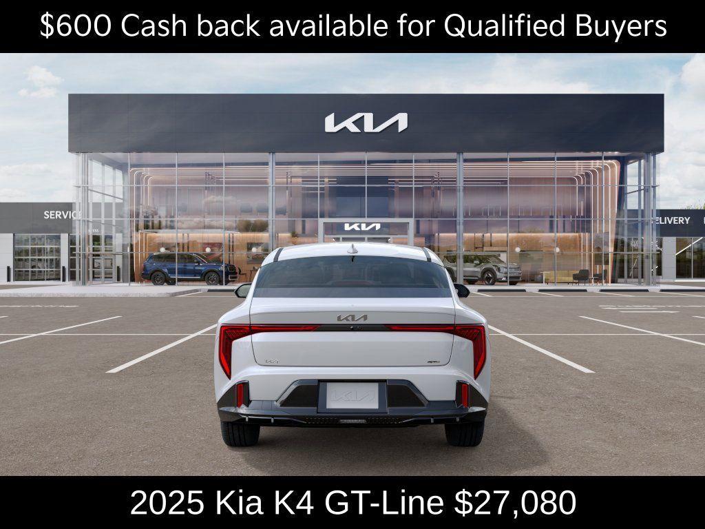 new 2025 Kia K4 car, priced at $27,080
