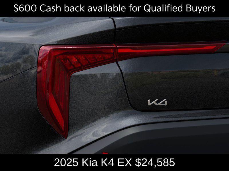 new 2025 Kia K4 car, priced at $24,585