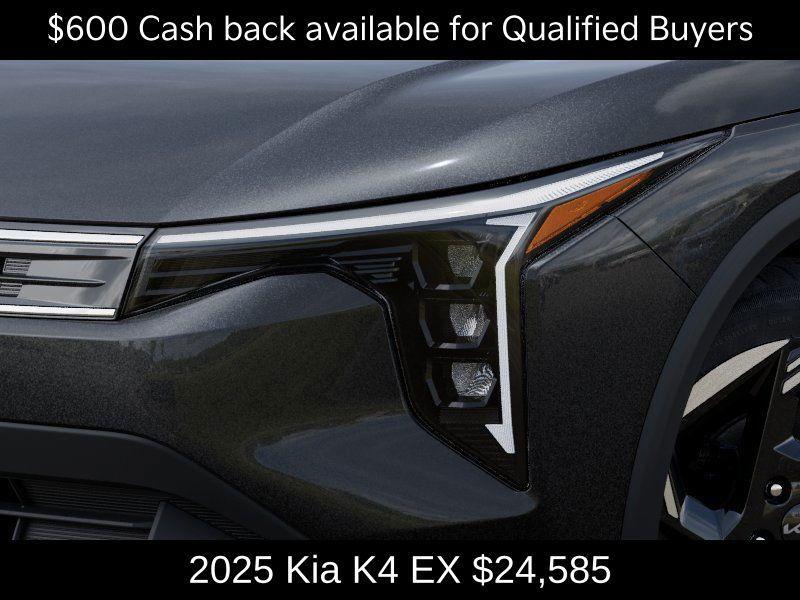 new 2025 Kia K4 car, priced at $24,585
