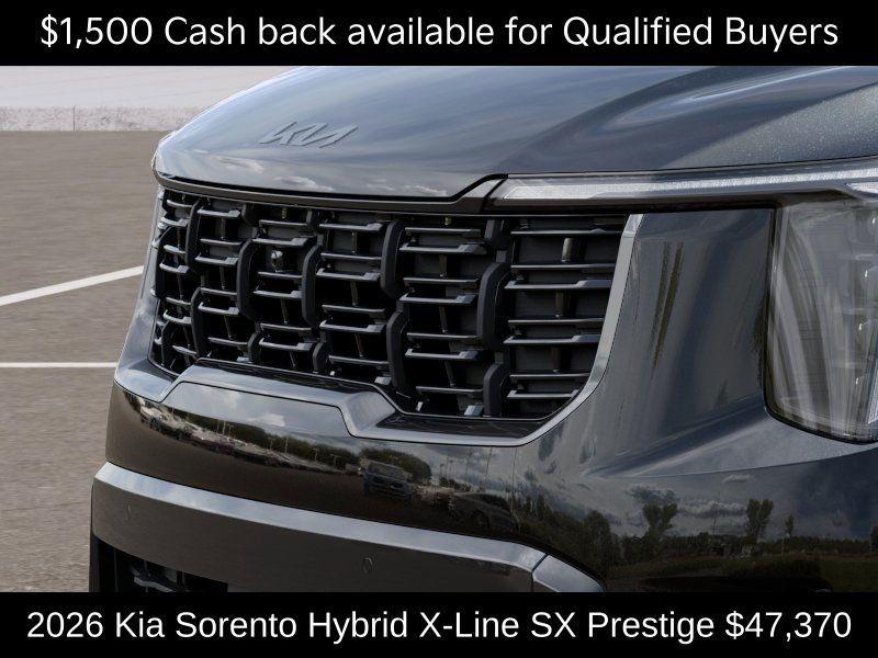 new 2026 Kia Sorento Hybrid car, priced at $47,370