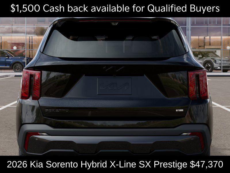 new 2026 Kia Sorento Hybrid car, priced at $47,370