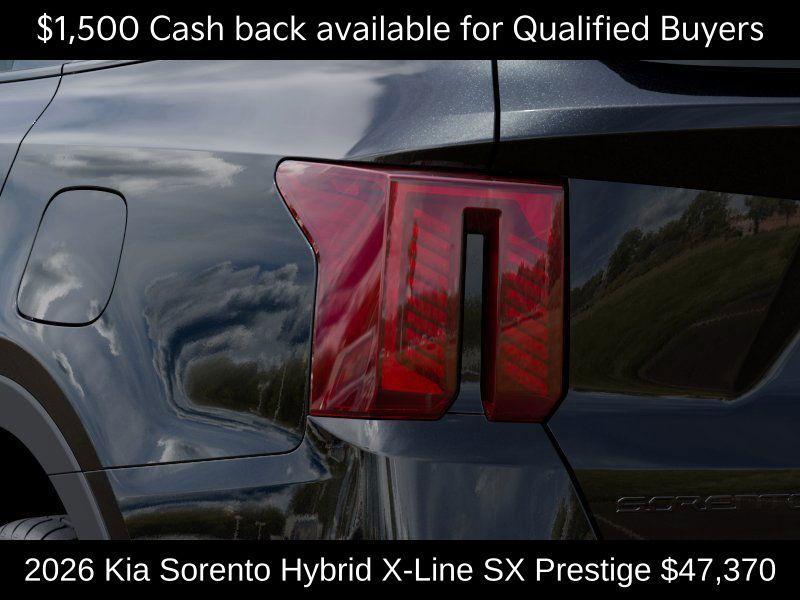 new 2026 Kia Sorento Hybrid car, priced at $47,370