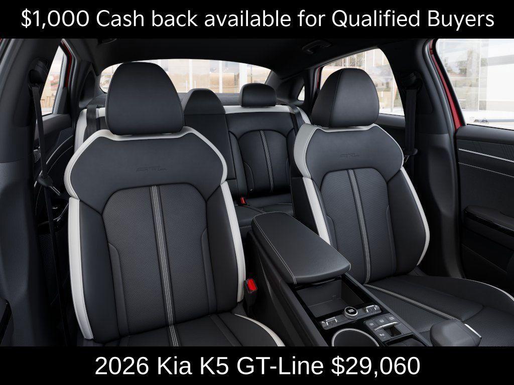 new 2026 Kia K5 car, priced at $29,060