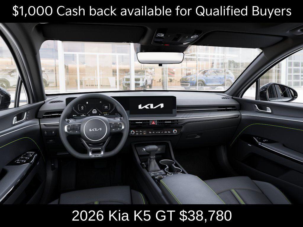 new 2026 Kia K5 car, priced at $38,780