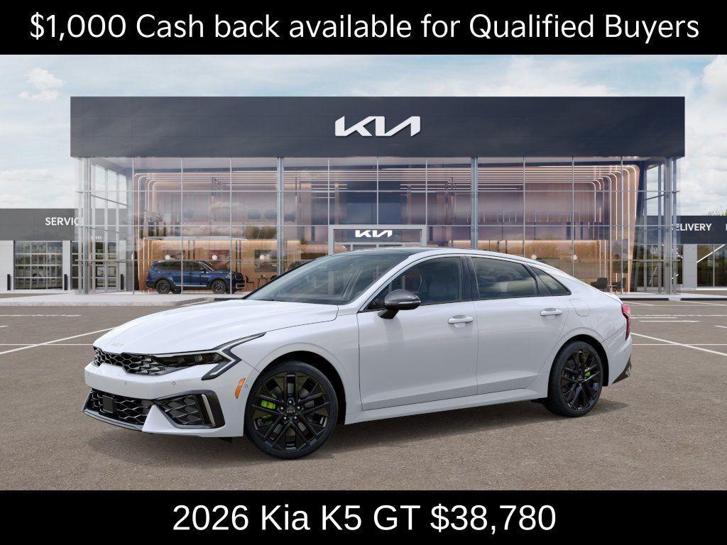 new 2026 Kia K5 car, priced at $38,780