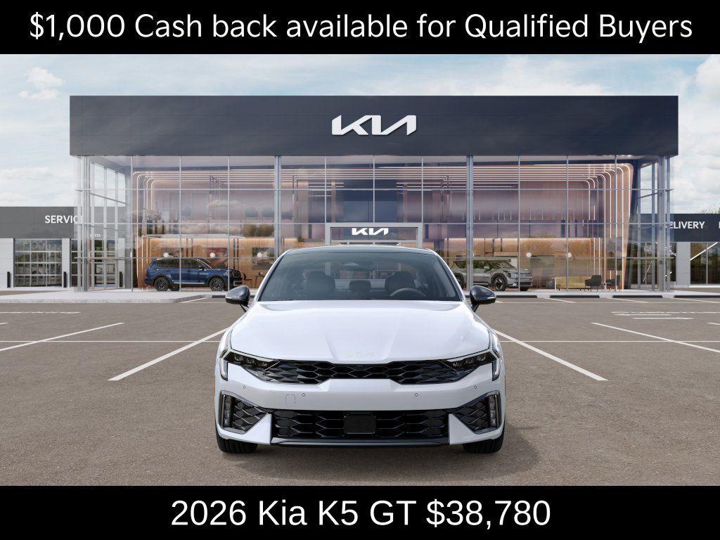 new 2026 Kia K5 car, priced at $38,780
