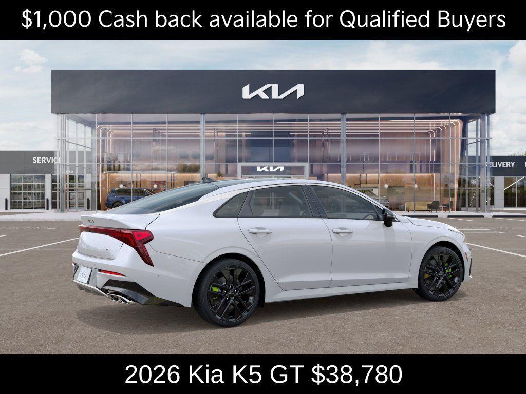 new 2026 Kia K5 car, priced at $38,780