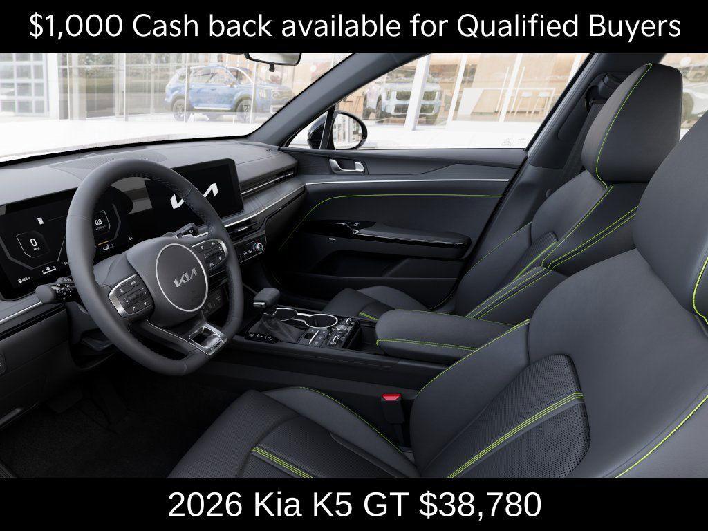 new 2026 Kia K5 car, priced at $38,780