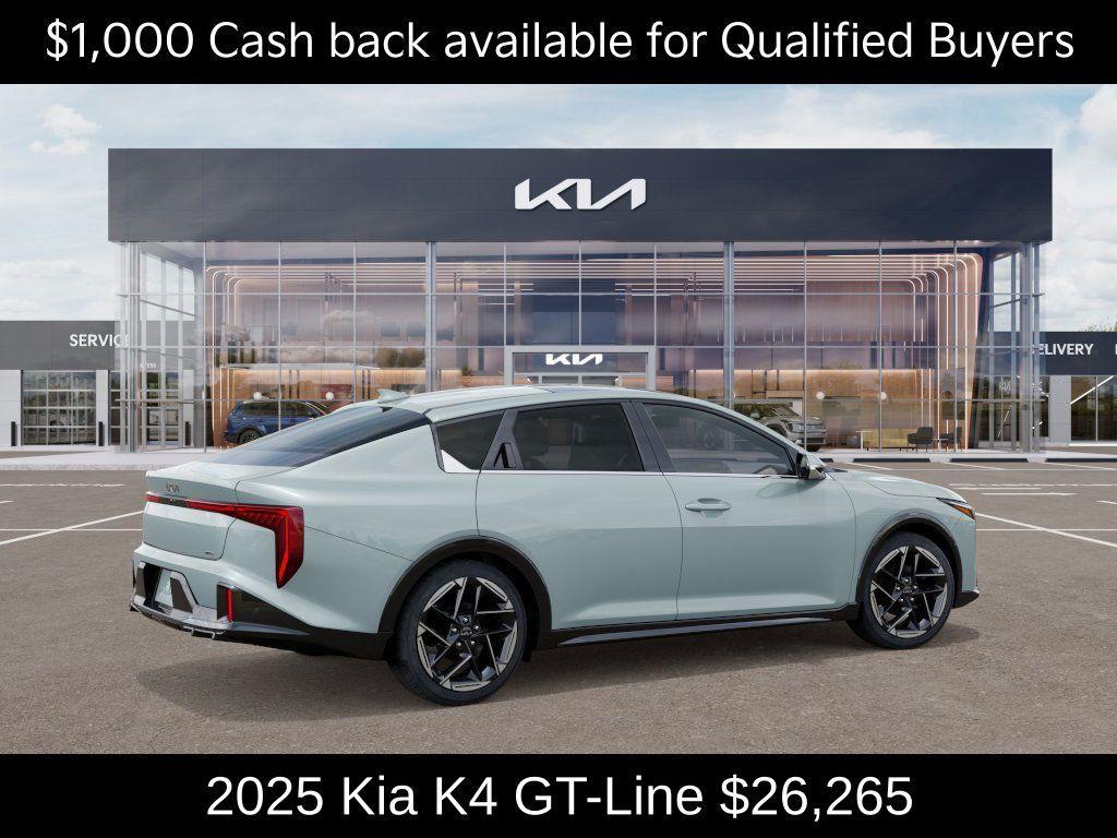 new 2025 Kia K4 car, priced at $26,265
