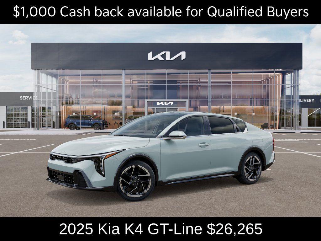 new 2025 Kia K4 car, priced at $26,265