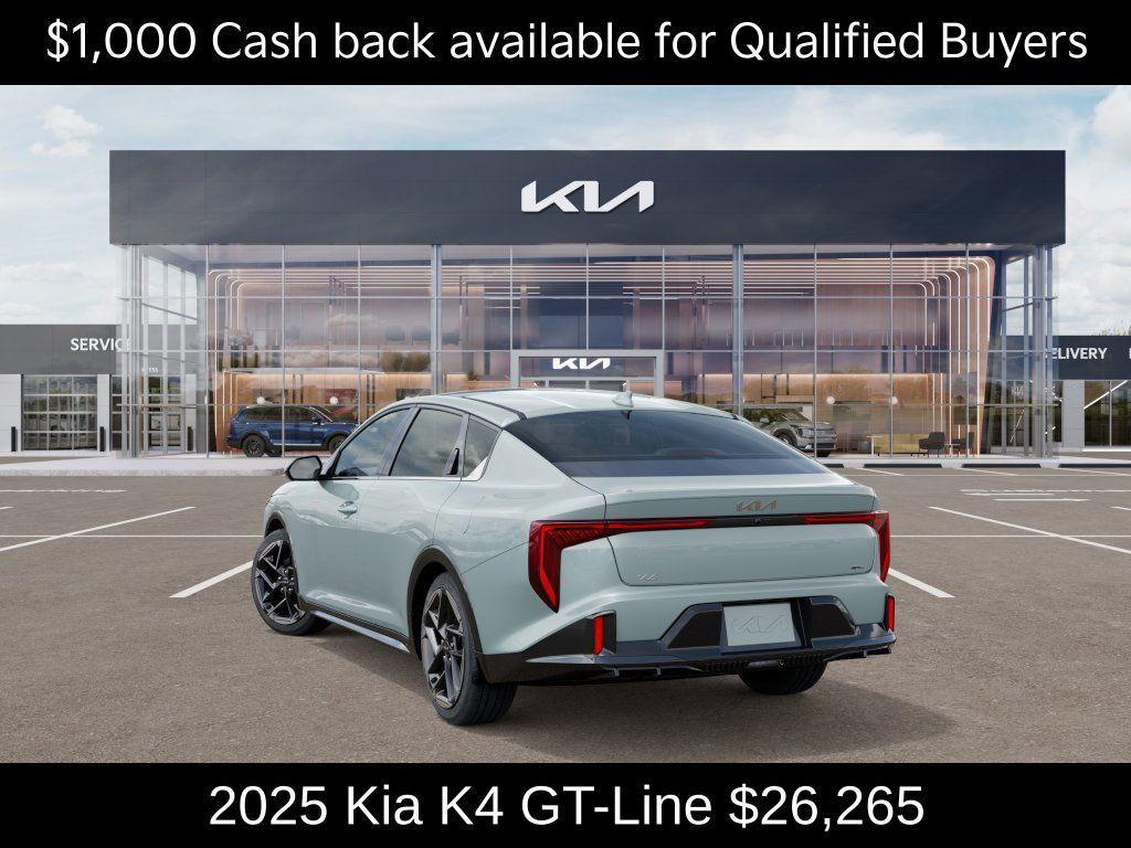 new 2025 Kia K4 car, priced at $26,265