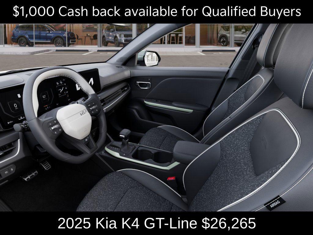 new 2025 Kia K4 car, priced at $26,265