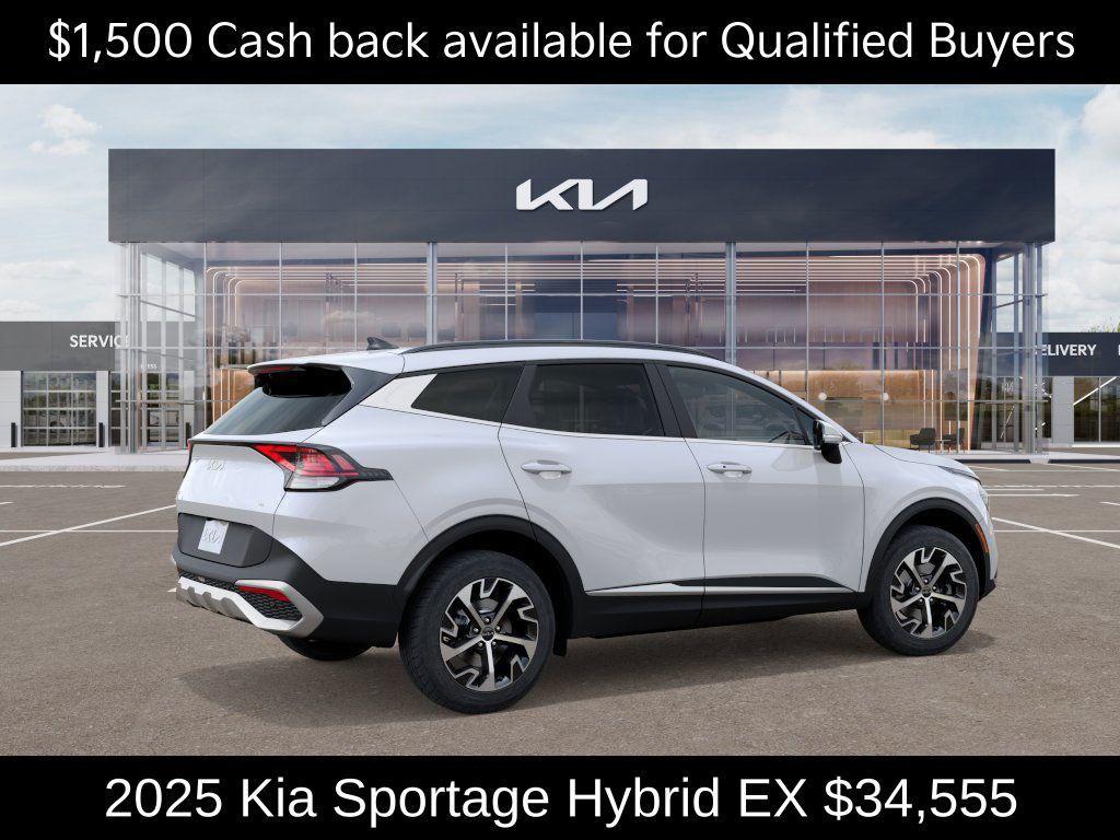 new 2025 Kia Sportage Hybrid car, priced at $34,555