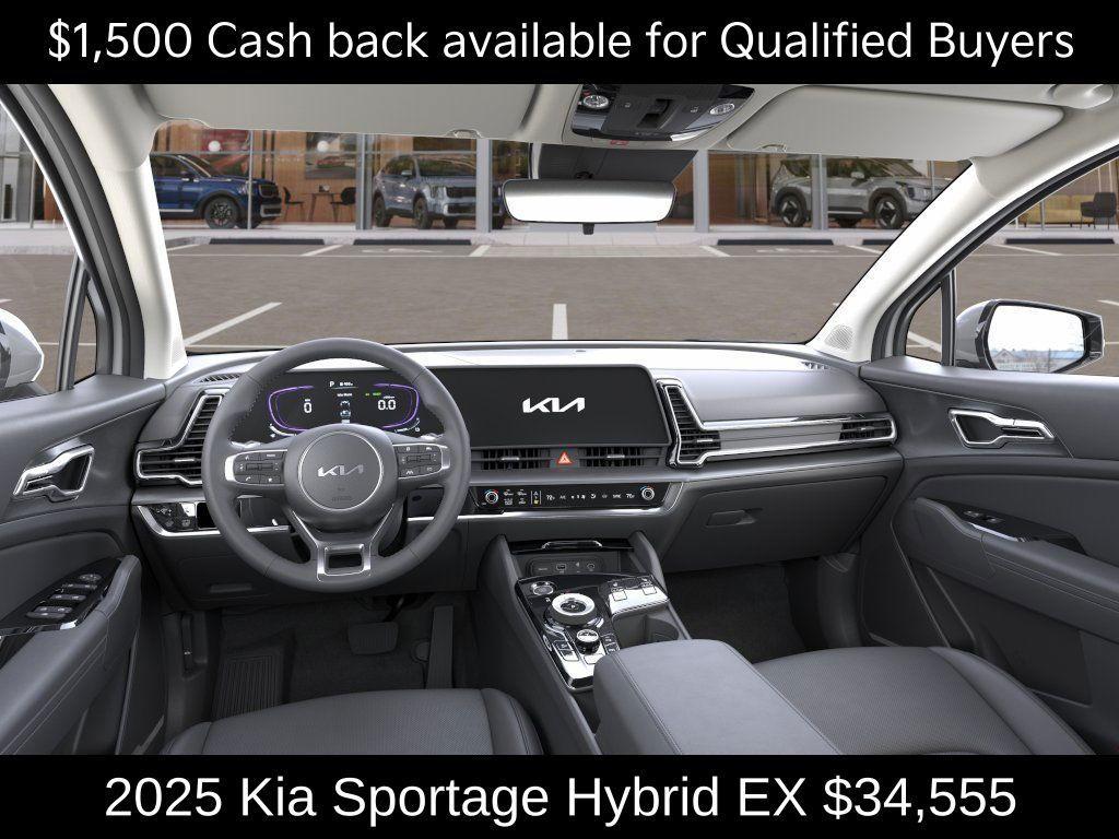 new 2025 Kia Sportage Hybrid car, priced at $34,555
