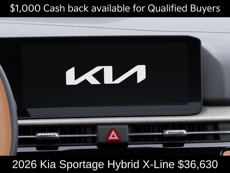 new 2026 Kia Sportage Hybrid car, priced at $36,630