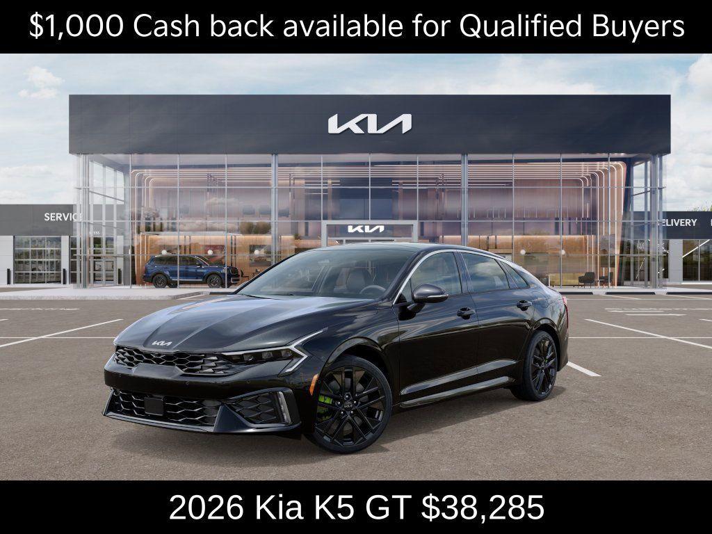 new 2026 Kia K5 car, priced at $38,285