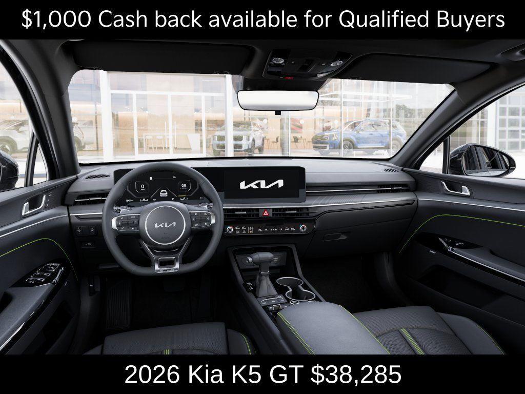 new 2026 Kia K5 car, priced at $38,285
