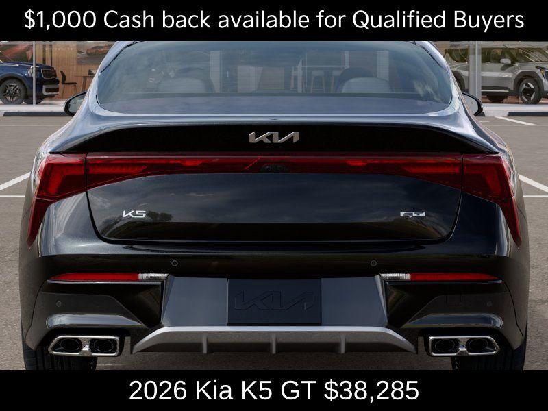 new 2026 Kia K5 car, priced at $38,285