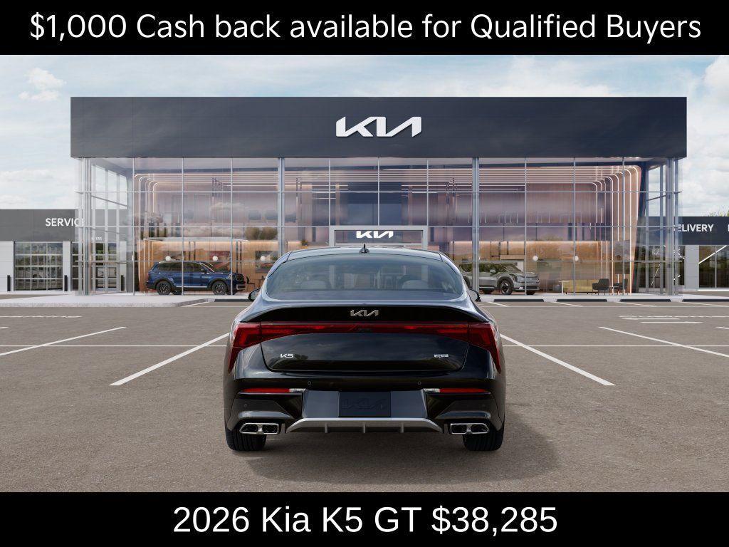 new 2026 Kia K5 car, priced at $38,285