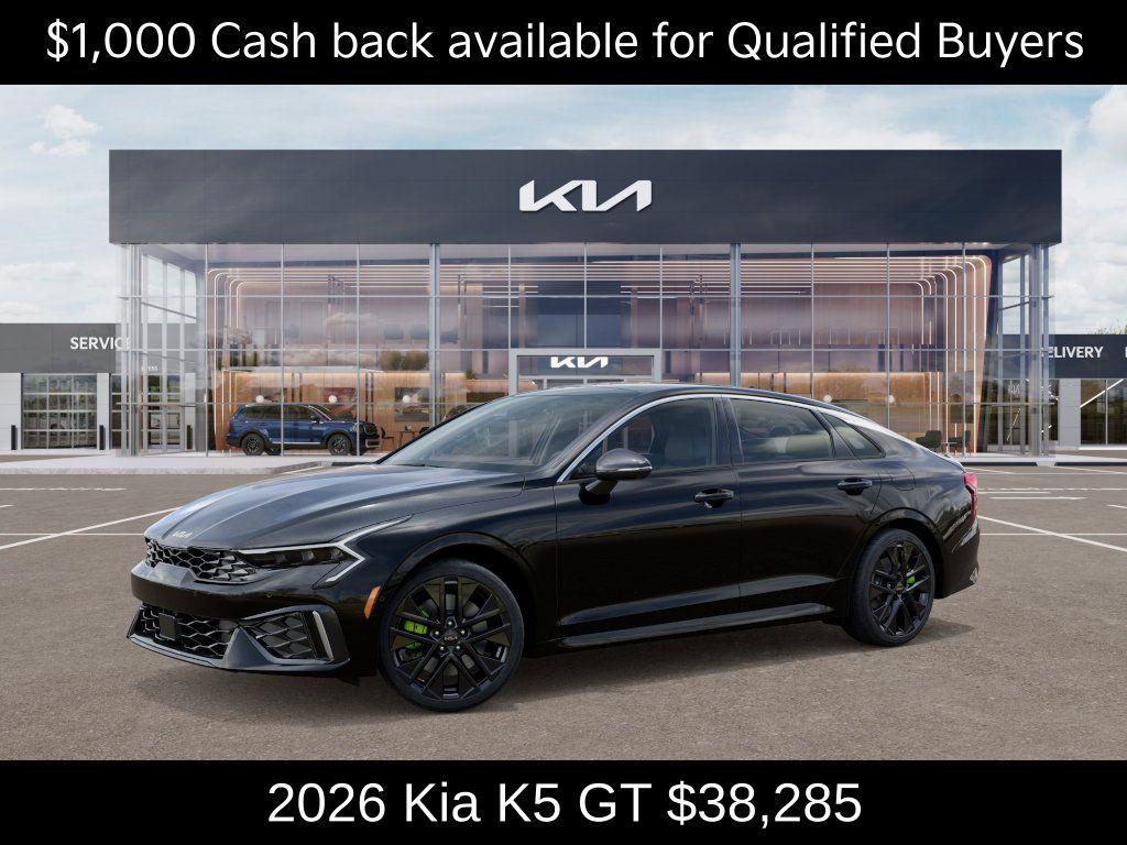 new 2026 Kia K5 car, priced at $38,285