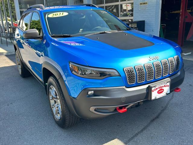 used 2021 Jeep Cherokee car, priced at $25,990