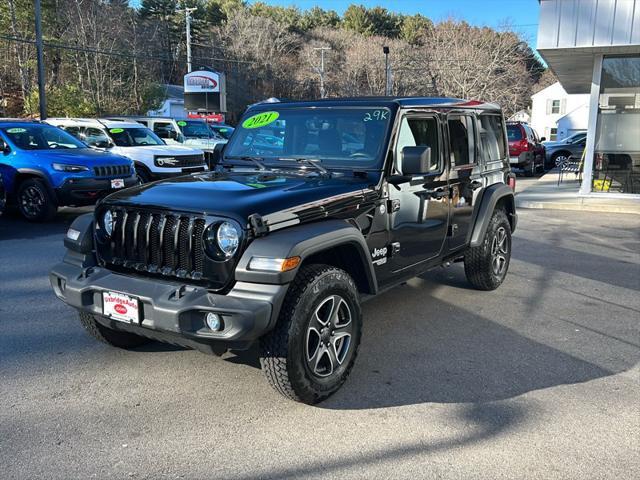 used 2021 Jeep Wrangler Unlimited car, priced at $33,990