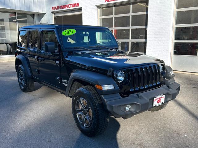 used 2021 Jeep Wrangler Unlimited car, priced at $33,990