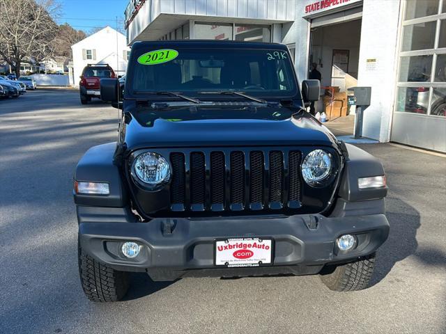 used 2021 Jeep Wrangler Unlimited car, priced at $33,990