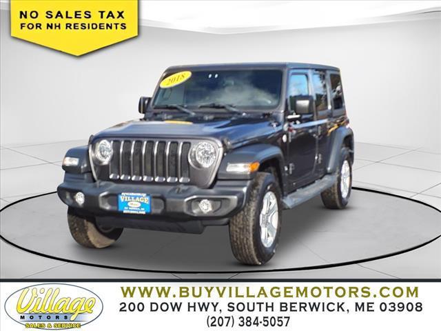 used 2018 Jeep Wrangler Unlimited car, priced at $23,988