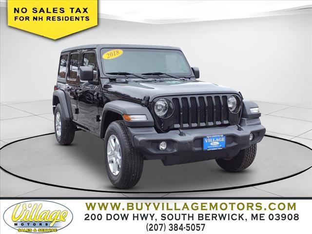 used 2018 Jeep Wrangler Unlimited car, priced at $20,788