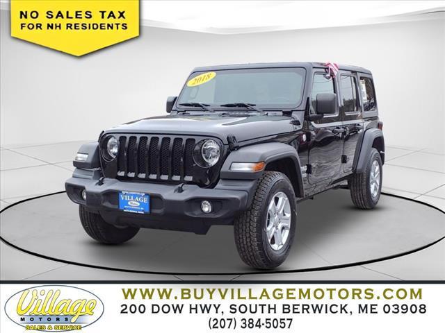 used 2018 Jeep Wrangler Unlimited car, priced at $20,788
