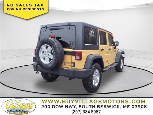 used 2014 Jeep Wrangler Unlimited car, priced at $19,988