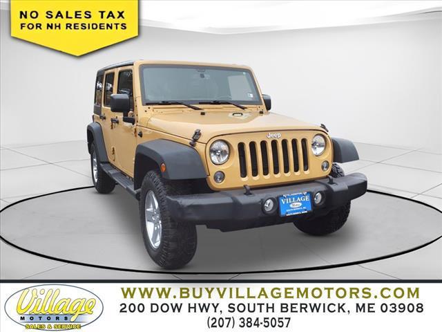 used 2014 Jeep Wrangler Unlimited car, priced at $19,988