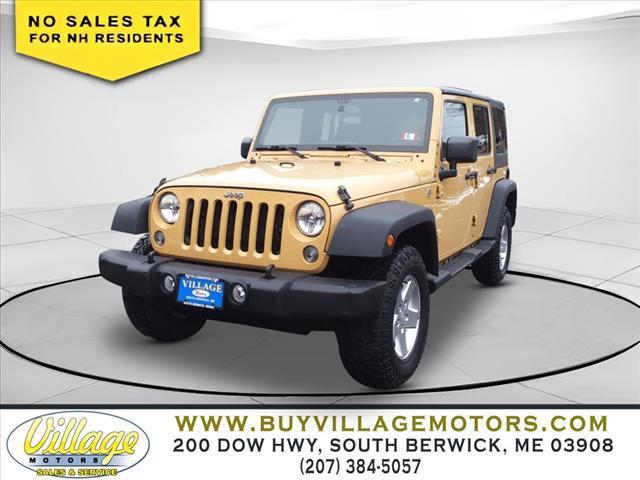 used 2014 Jeep Wrangler Unlimited car, priced at $19,988