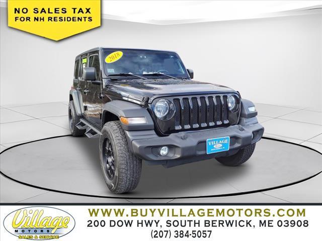 used 2018 Jeep Wrangler Unlimited car, priced at $24,980