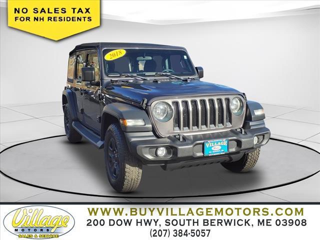 used 2018 Jeep Wrangler Unlimited car, priced at $20,988