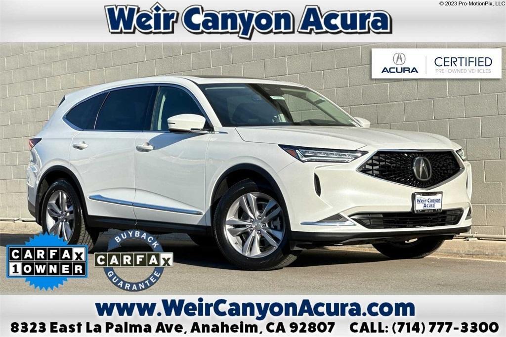 used 2022 Acura MDX car, priced at $35,995