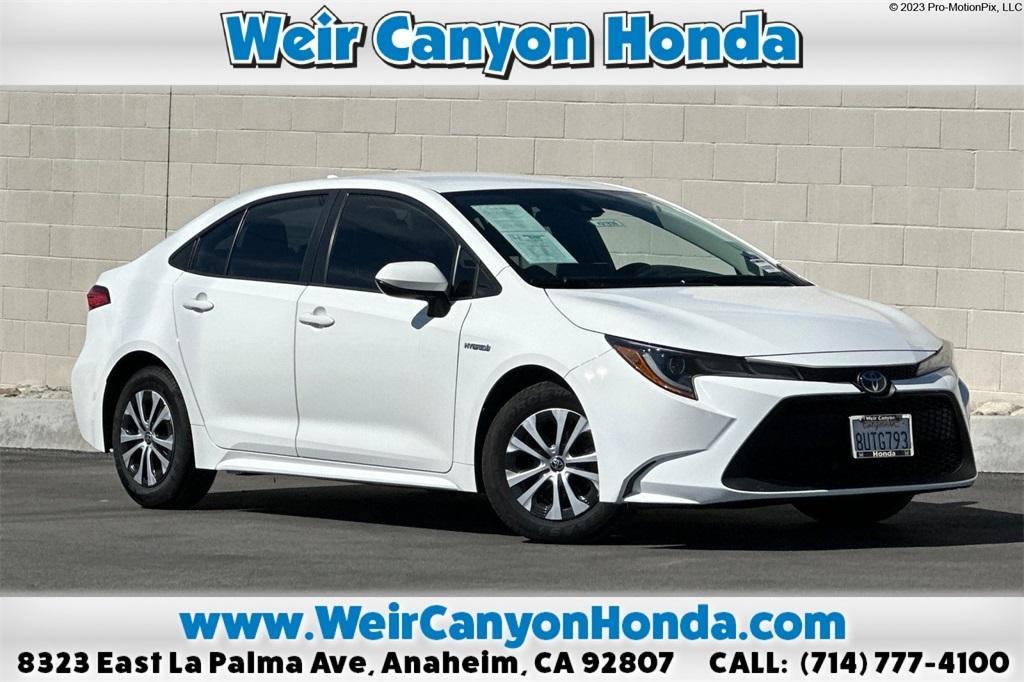 used 2021 Toyota Corolla Hybrid car, priced at $21,595