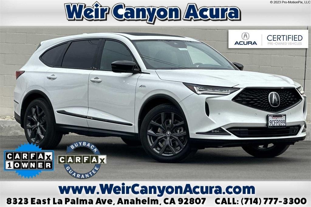 used 2022 Acura MDX car, priced at $44,995