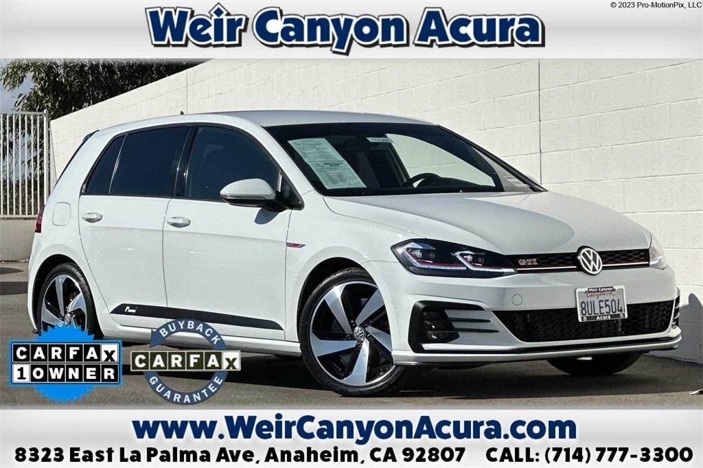 used 2020 Volkswagen Golf GTI car, priced at $24,995