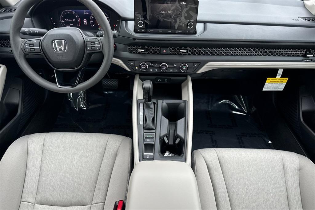 new 2025 Honda Accord car, priced at $30,610