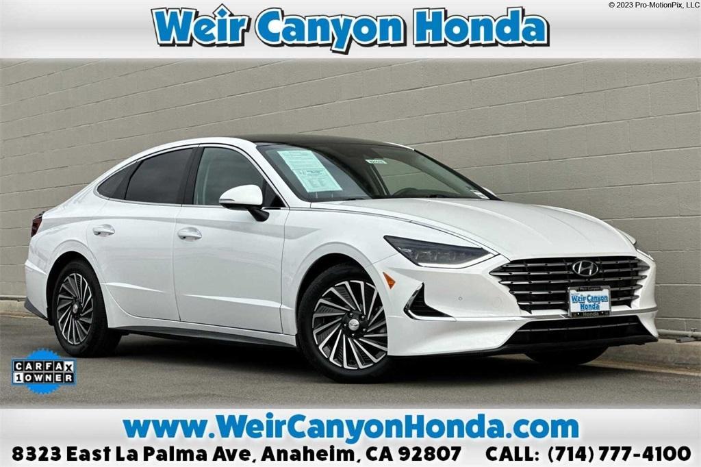 used 2021 Hyundai Sonata Hybrid car, priced at $19,595