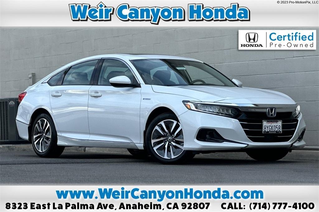 used 2021 Honda Accord Hybrid car, priced at $24,995