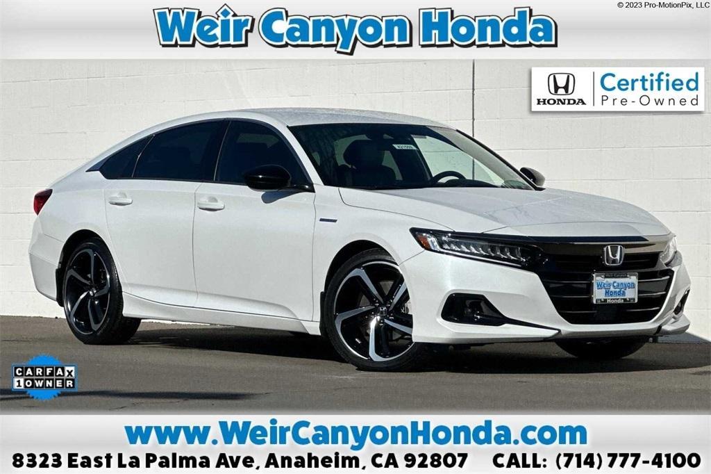 used 2022 Honda Accord Hybrid car, priced at $27,795